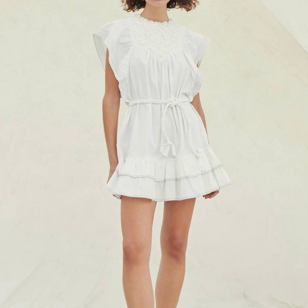 SAYLOR White Mini Dress